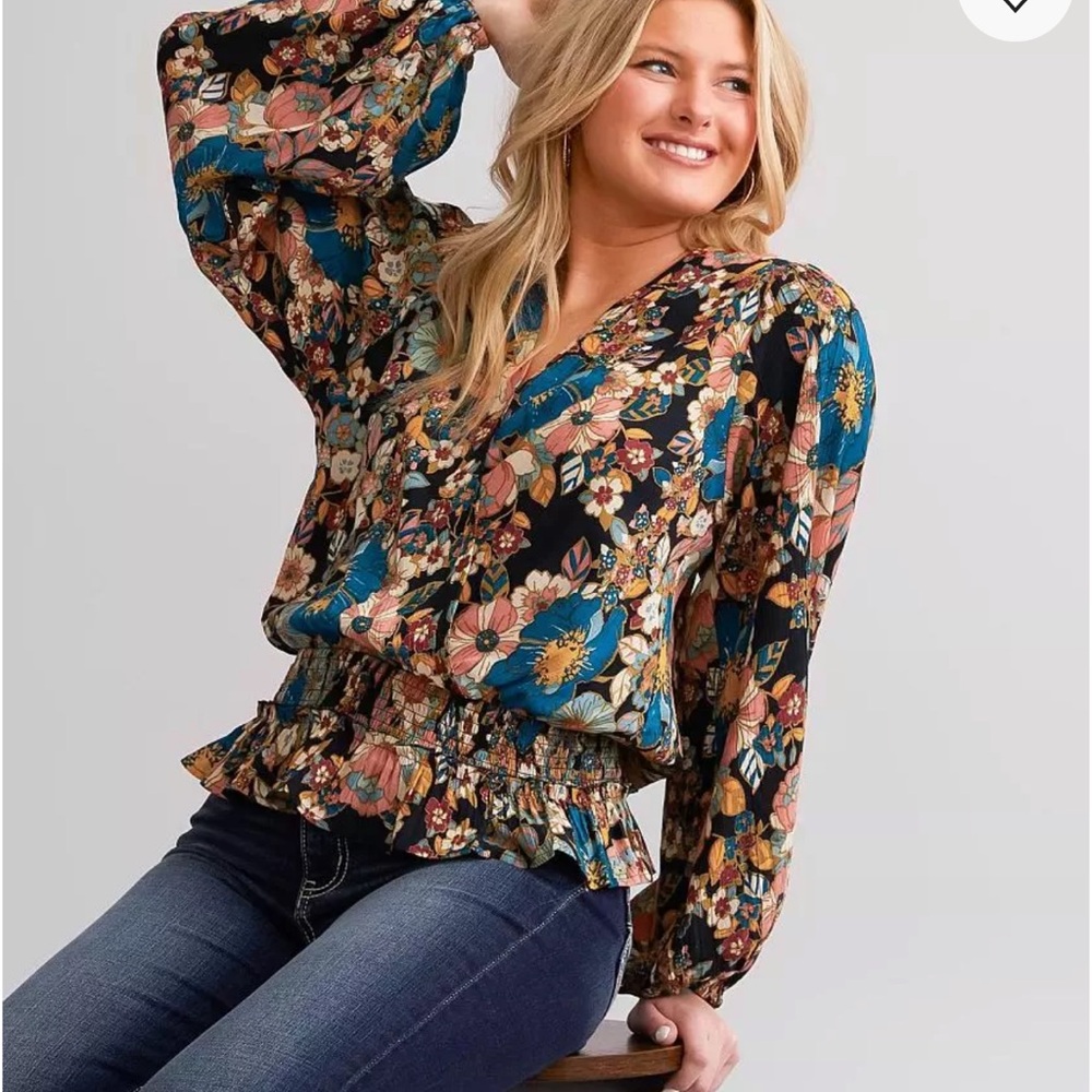 Floral Print Women's Top